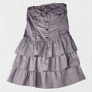 MINE Tiered Ruffled Sleeveless Top - Small